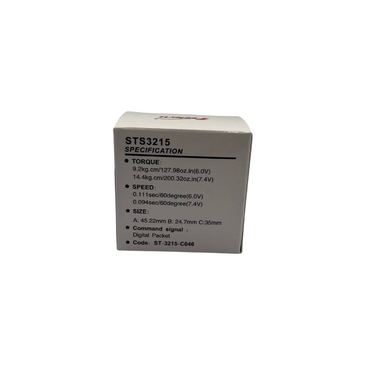 7,4 V: Feetech STS3215 Servo 7,4 V