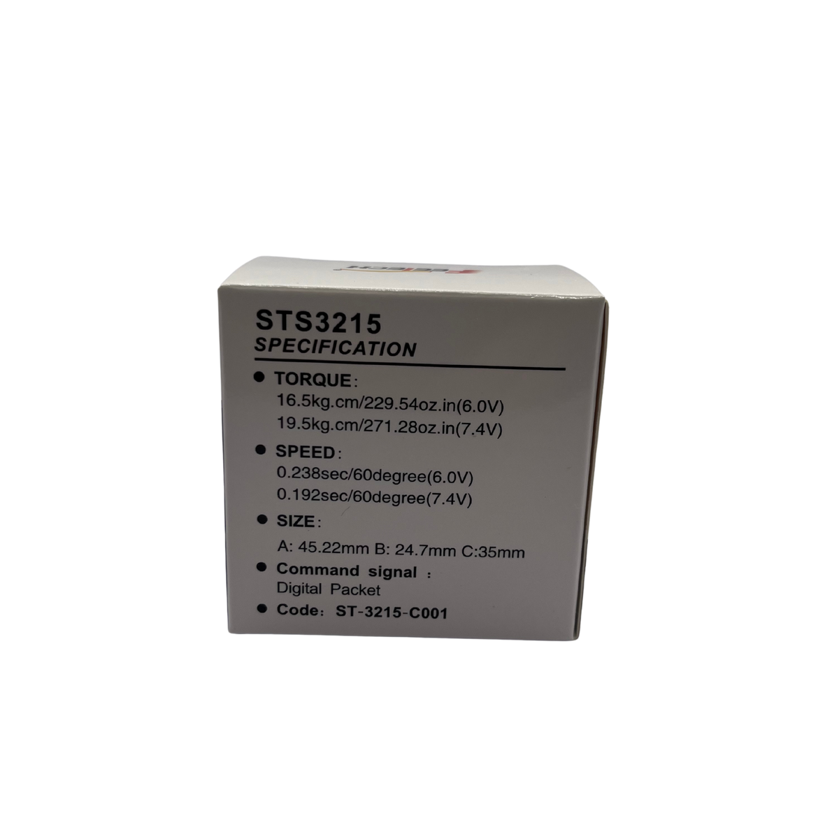 7,4 V: Feetech STS3215 Servo 7,4 V